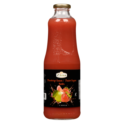 Fraise goyave nectar 1000 ml, 0,30 $/100ml