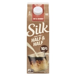 Silk Coffee Whitener Oat & Coconut 10.5% Fat 890 ml, $0.76/100ml