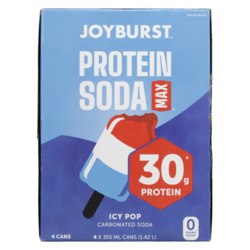 Joyburst Protein Soda Max, Icy Pop 4x355.0 ml, $1.13/100ml