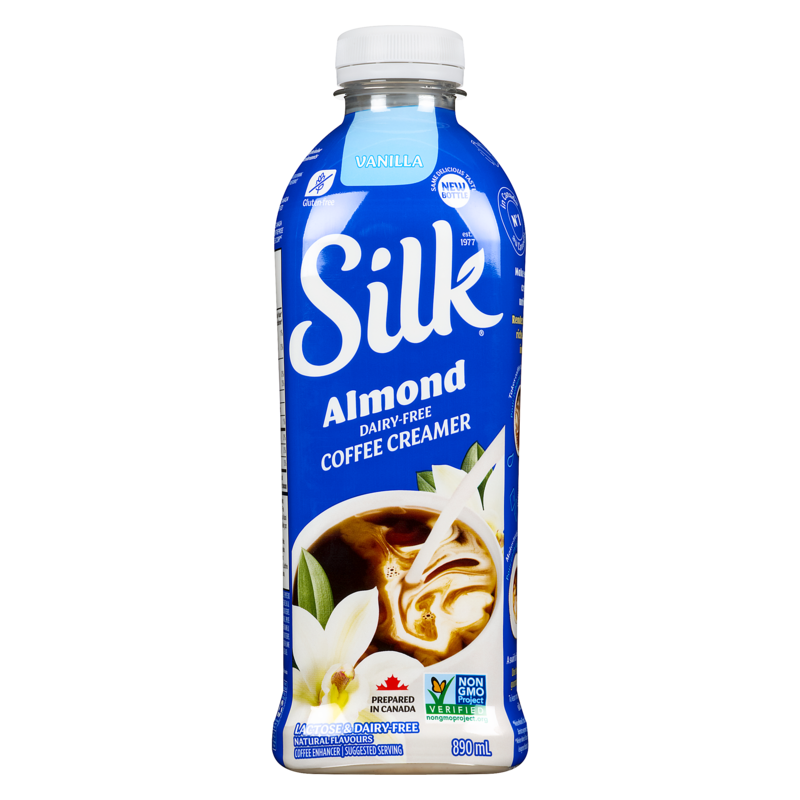 Silk Coffee Enhancer Vanilla Almond Dairy-Free Coffee Creamer