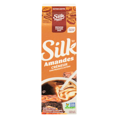 Silk Rehausseur de café brownie caramel salé amandes crémeur sans produits laitiers édition limitée 890 ml, 0,67 $/100ml