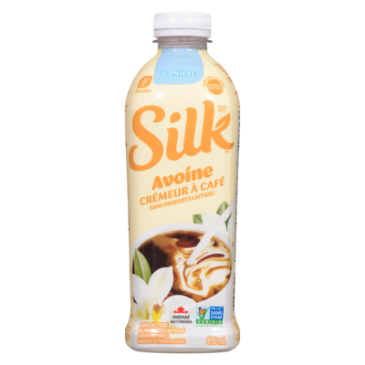 Silk Rehausseur de café vanille avoine crémeur sans produits laitiers 890 ml, 0,76 $/100ml
