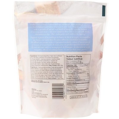 Craquelins au levain au sel de mer