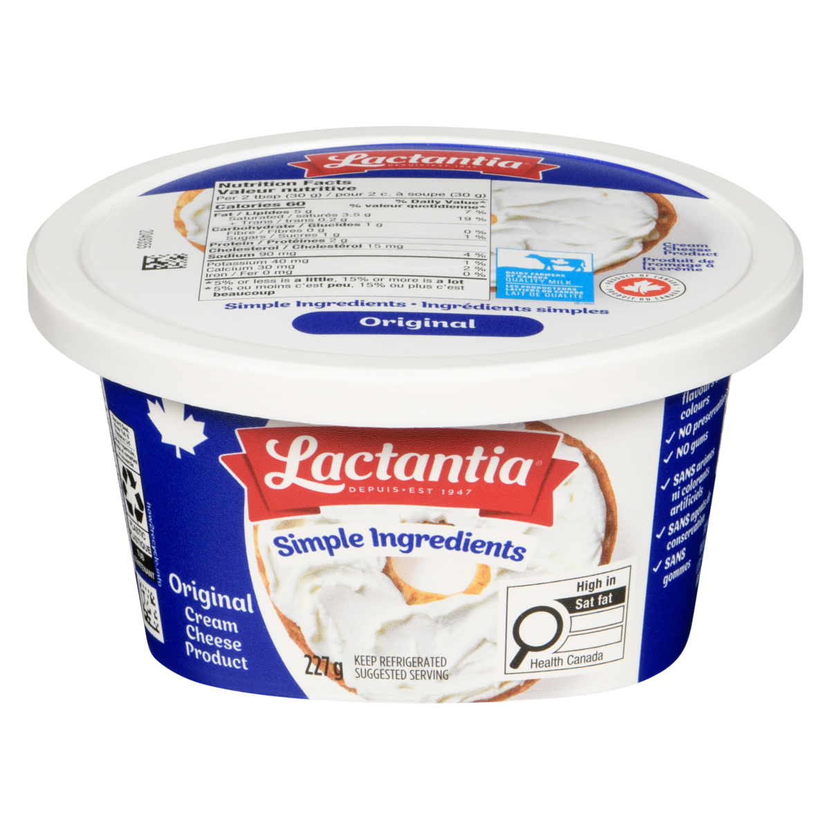 Lactantia Original Rich & Creamy Cream Cheese