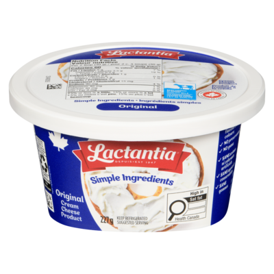 Lactantia Cream Cheese Product Original 227 g, $2.20/100g
