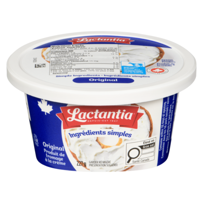 Lactantia Produit de fromage à la crème original 227 g, 1,45 $/100g