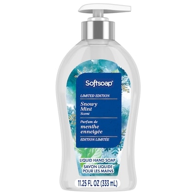 Softsoap Limited Edition Liquid Hand Soap, Snowy Mint Scent 332 ml, $1.51/100ml
