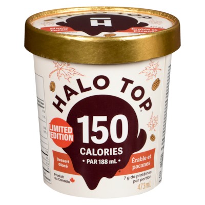 Halo Top Dessert glacé érable et pacanes limited edition 473 ml, 1,69 $/100ml