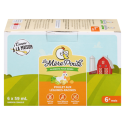 Belov Aliments pour bébés poulet aux légumes-racines 6+ mois 6x59.0 ml, 3,39 $/100ml