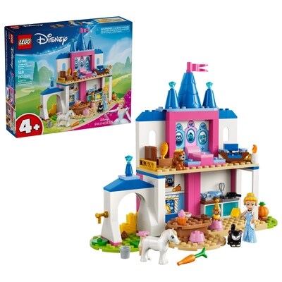 LEGO Disney Princess Château de Cendrillon et ses Amis Animaux 43283 1 ea, 43,00 $/1ch