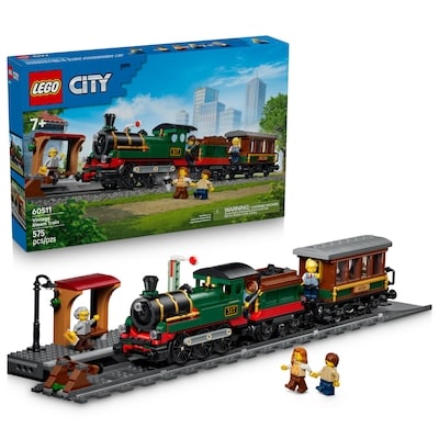 LEGO City Vintage Steam Train Building Toy 60511 1 ea, $130.00/1ea