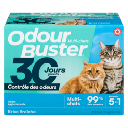 Odour Buster Litière pour chat parfum frais 11 kg, 0,17 $/100g