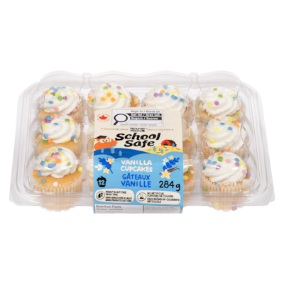 School Safe Vanilla Cupcakes 284 g, $1.93/100g