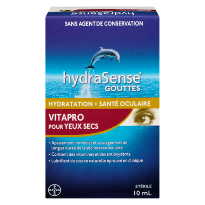 Hydrasense Gouttes vitapro pour yeux secs 10 ml, 139,90 $/100ml