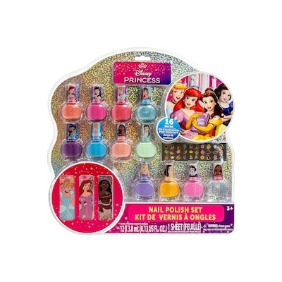 Disney Coffret de 12 vernis à ongles Princesses avec accessoires 1 ea, 20,00 $/1ch