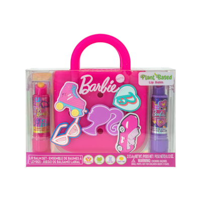 Barbie Coffret de 2 baumes à lèvres avec pochette Jibbitz 1 ea, 12,00 $/1ch
