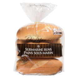 Villa Di Manno Pains sous-marin, paquet de 6 660 g, 0,53 $/100g