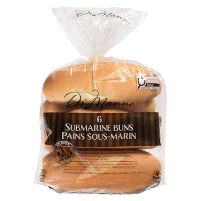 Villa Di Manno Pains sous-marin, paquet de 6 660 g, 0,53 $/100g