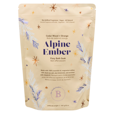 the bathologist Fizzy Bath Soak Cedar Wood + Orange 907 g, $2.76/100g