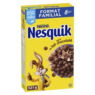 General Mills Nestlé Nesquik Céréales 521 g, 1,63 $/100g