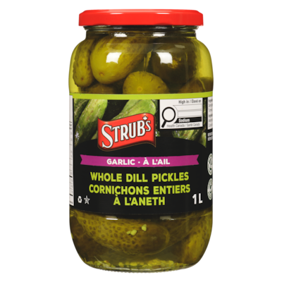 Whole Dill Pickles Garlic