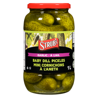 Baby Dill Pickles Garlic