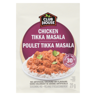 Club House Mélange d'assaisonnement poulet tikka masala 25 g, 9,16 $/100g