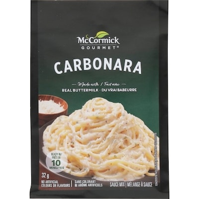 McCormick Mélange à sauce carbonara 32 g, 7,78 $/100g
