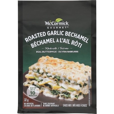 McCormick Gourmet Béchamel à l’ail rôti mel à sauce 32 g, 7,78 $/100g