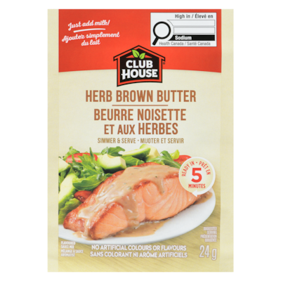 Club House Flavoured Sauce Mix Herb Brown Butter 24 g, $10.37/100g