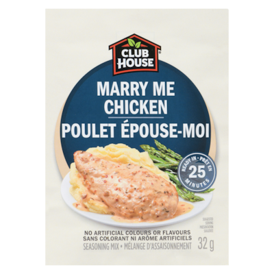 Club House Seasoning Mix Marry Me Chicken 32 g, $7.78/100g