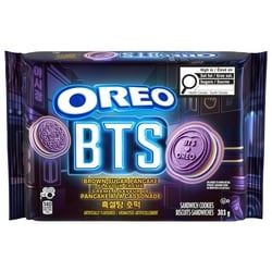 Christie OREO & BTS Brown Sugar Pancake Creme Sandwich Cookies 303 g, $2.14/100g