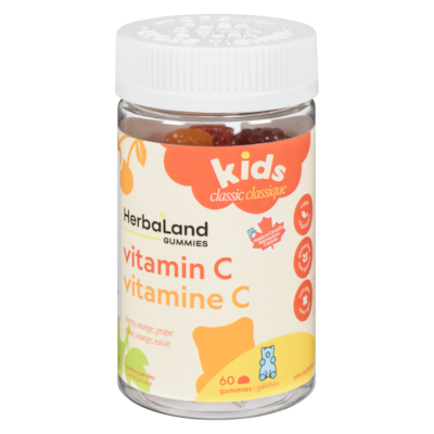 Herbaland Naturals Inc. Gummies Vitamin C Cherry Orange Grape 60 ea, $0.25/1ea