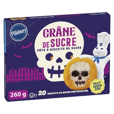 Pillsbury Biscuits au sucre prêts à cuire 260 g, 1,92 $/100g