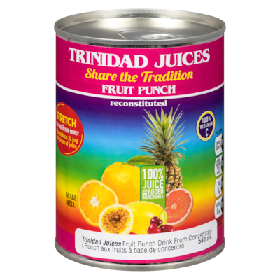 TDAD Punch aux fruits à base de concentré 540 ml, 1,48 $/100ml