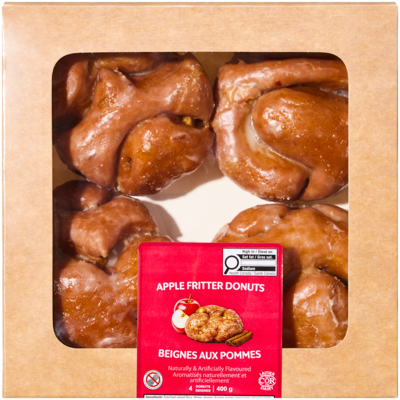 Maldera Beignes aux pommes, 4 beignes 400 g, 1,25 $/100g