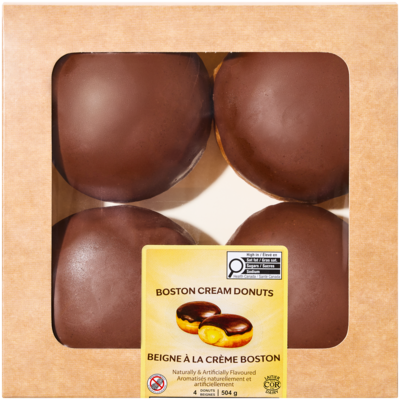 CT Bakery Boston Cream Doughnuts 504 g, $1.19/100g