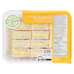  Sandwich aux œufs 450 g, 1,78 $/100g