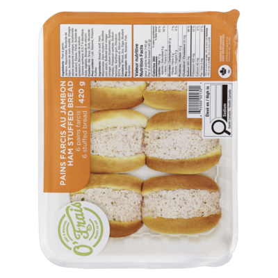 O'Frais Ham Stuffed Bread 420 g, $2.14/100g