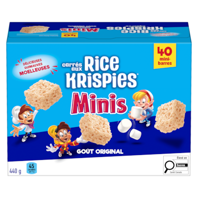 Kellogg’s Mini-barres goût original 440 g, 3,07 $/100g