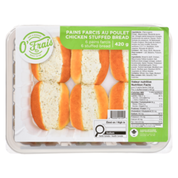 Pain farci au poulet 420 g, 2,14 $/100g