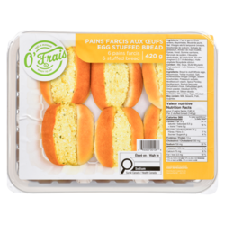 Petit pain à la salade aux œufs 420 g, 2,14 $/100g