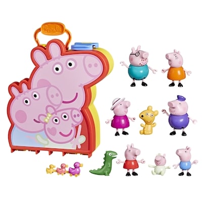 Hasbro Peppa Pig Mallette familiale, coffret de figurines (SEULEMENT ICI) 1 ea, 40,00 $/1ch
