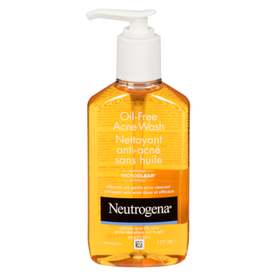 Neutrogena Oil-Free Acne Wash 177 ml, $7.06/100ml