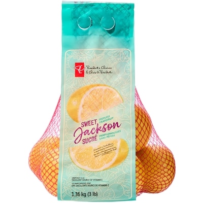 President's Choice Sweet Jackson Seedless Grapefruit 1360 g, $0.37/100g
