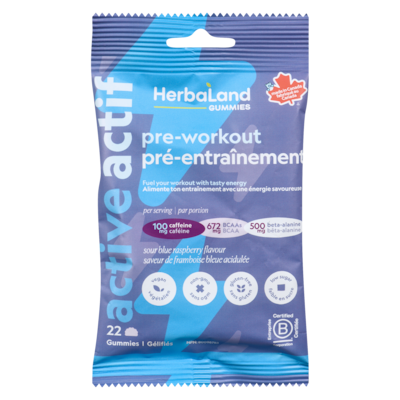 Herbaland Naturals Inc. Gummies Sour Blue Raspberry Flavour 50 g, $13.98/100g