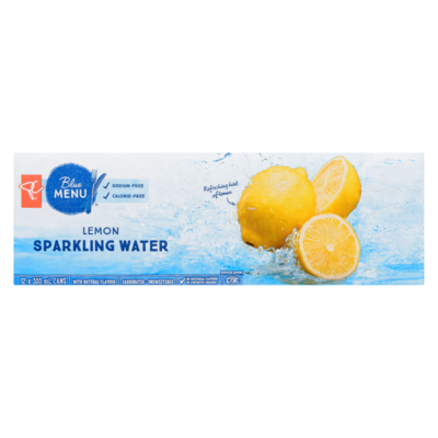 Lemon Sparkling Water, 12-Pack