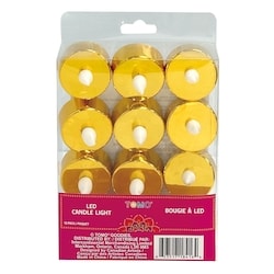 TOMO LED Gold Candle, 12ct 12 ea, $1.00/1ea