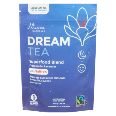 Ariana Naturals Loose Leaf Tea Dream Tea 30 g, $43.30/100g