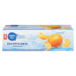 PC Menu Bleu Eau pétillante mandarine 12x355.0 ml, 0,16 $/100ml